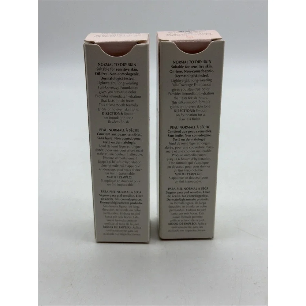 2- MARY KAY Medium-Coverage Foundation BEIGE 402 Liquid 1 Fl Oz NIB